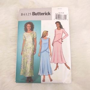 Butterick B4125 Misses' Top & Skirt, size 14-16-18